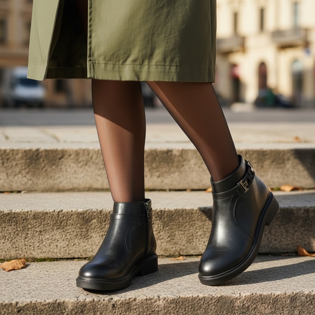 خرید آنلاین نیم بوت زنانه جزیره مدل پریناز کد 01